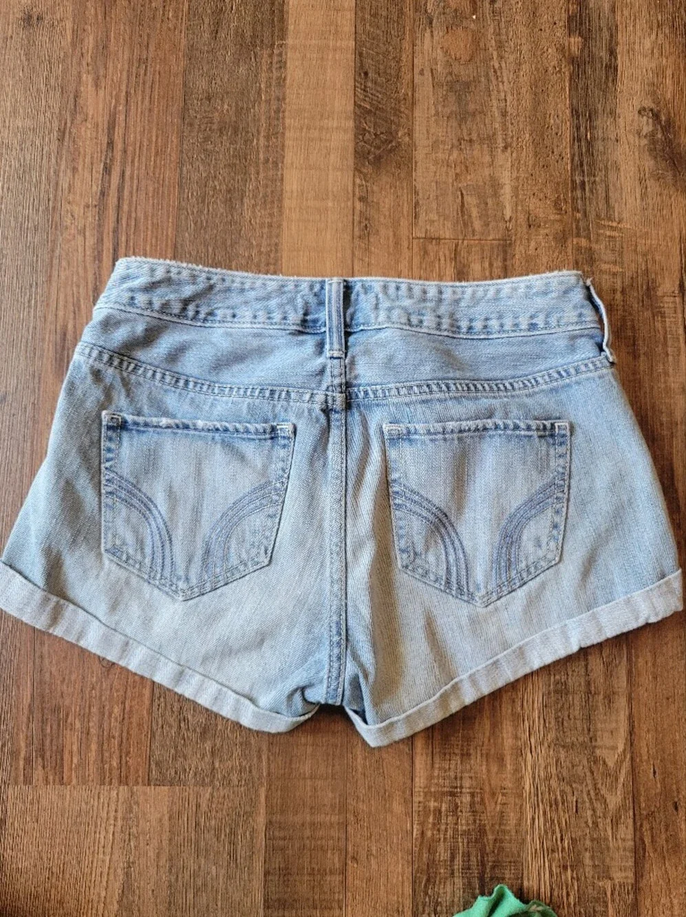Hollister Light Wash Denim Shorts